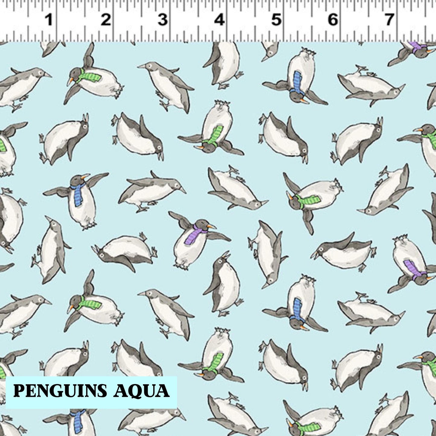 Fabric Winter: Collection Snowtime  from Clothworks