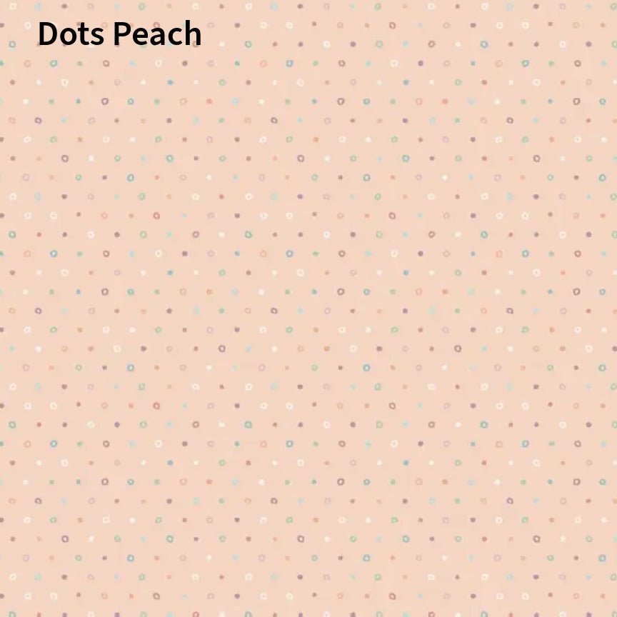 Dots Peach Maywood Studios