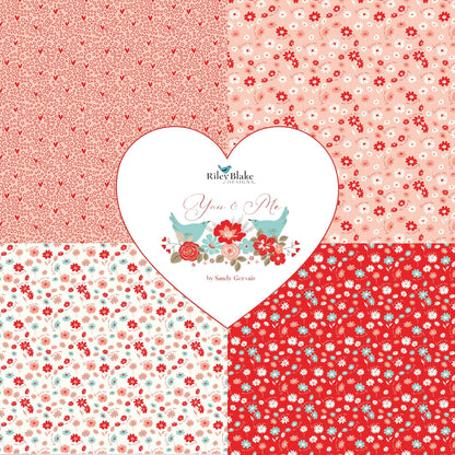 Fabric Floral/Valentines: Collection You & Me from Riley Blake