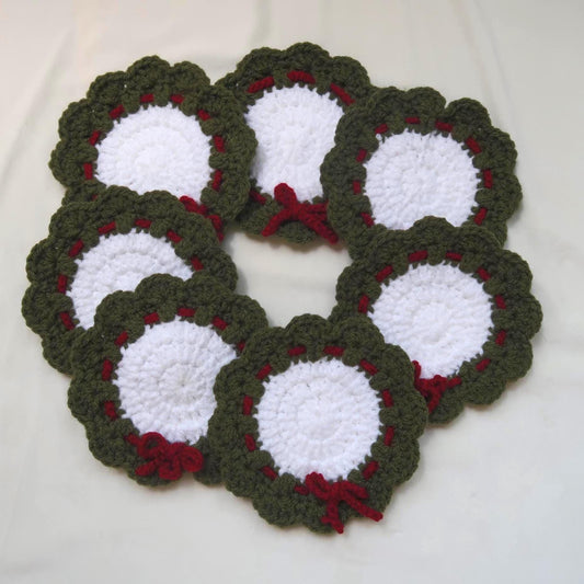 Crochet Wreath Coasters