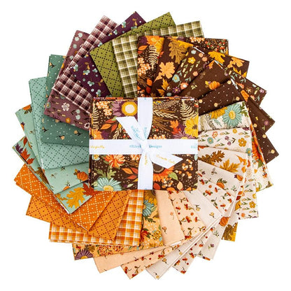 Fabric Autumn PRECUTS: Fat Qtr Bundle Collection Awe of Autumn from Riley Blake