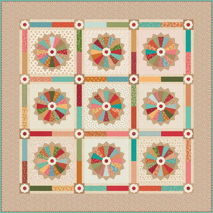 Baked with Love Homemade Pie Quilt Kit by Lori Holt for Riley Blake