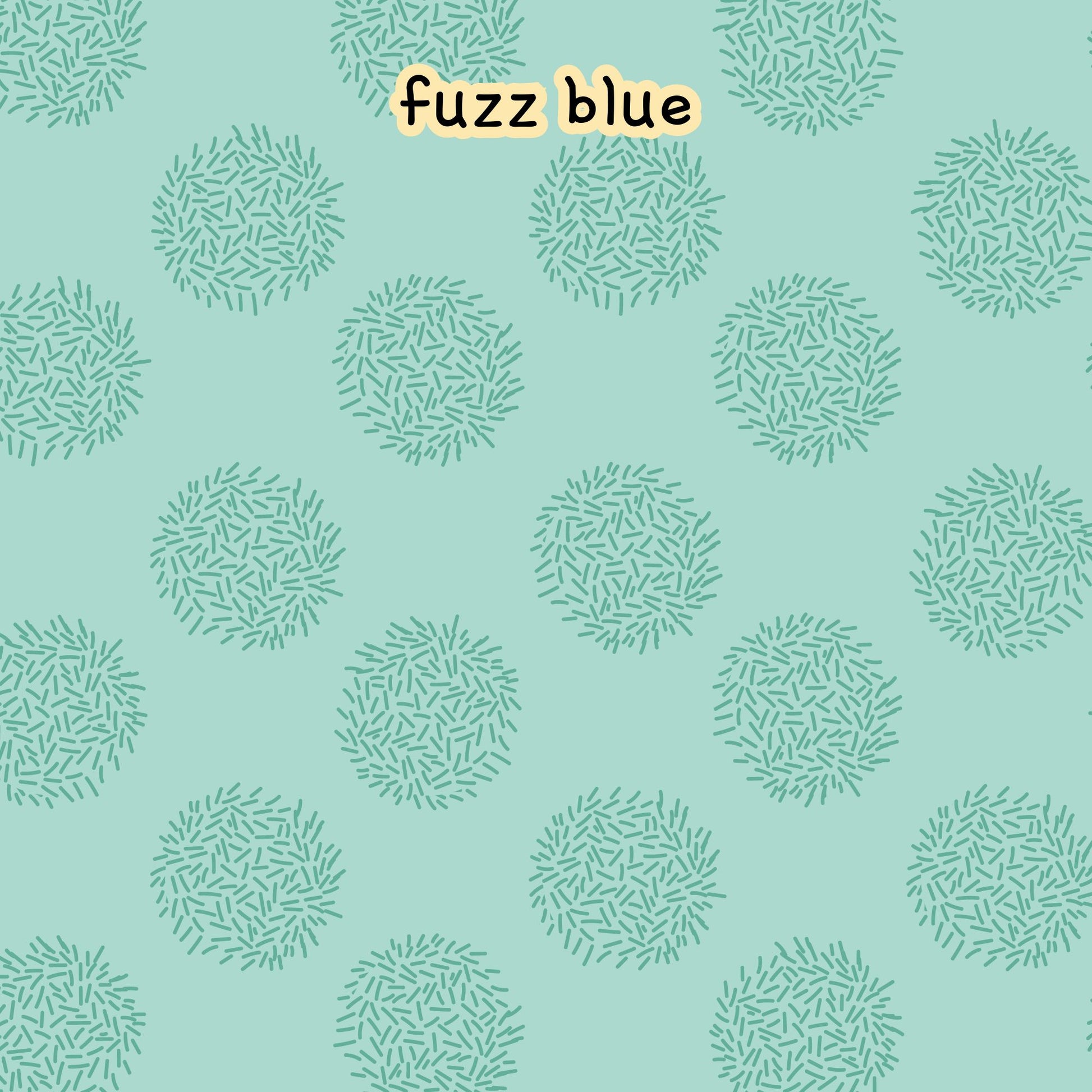 fabric collection Love Bugs100% organic cotton fabric with a repeating pattern of light teal floral patterns filled with short, thin, teal lines on a light teal background.  Quilting, crafts, home decor, apparel sewing