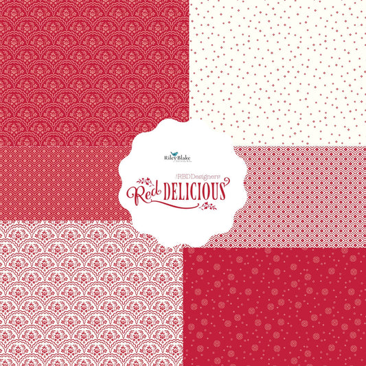 Fabric Floral/Patterned BUNDLES: Collection Red Delicious from Riley Blake