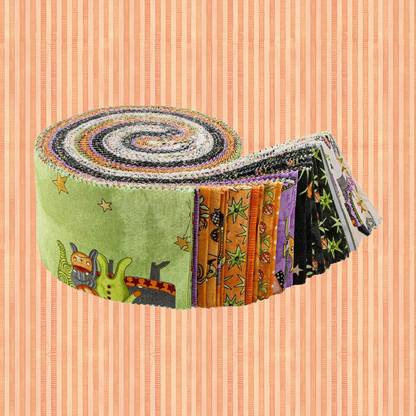 Fabric Halloween PRECUTS: Rolie Polie Ghoul Friends from Riley Blake