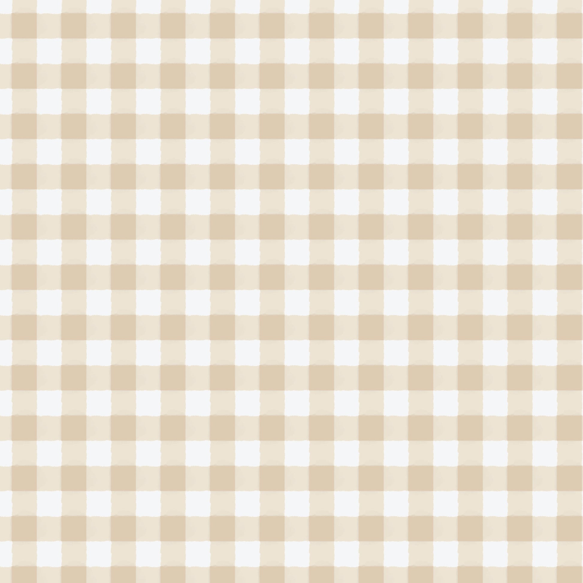 This pattern is gingham sand from The Jubilant fabric collection, which is a summer-theme inspired by outdoor picnics and vintage celebration. Collection offers color of navy, red, blue, sand, cream with patterns Bold Florals: Inspired by summer gardens and vintage charm. Classic Gingham: Traditional checked patterns suitable for picnic-themed projects. Sweet Cherries: Playful fruit motifs that emphasize the summer theme. Dots and Spots: Geometric accents to complement the larger focal prints.