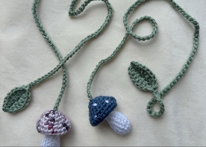 Crochet Mushroom Curtain Tieback