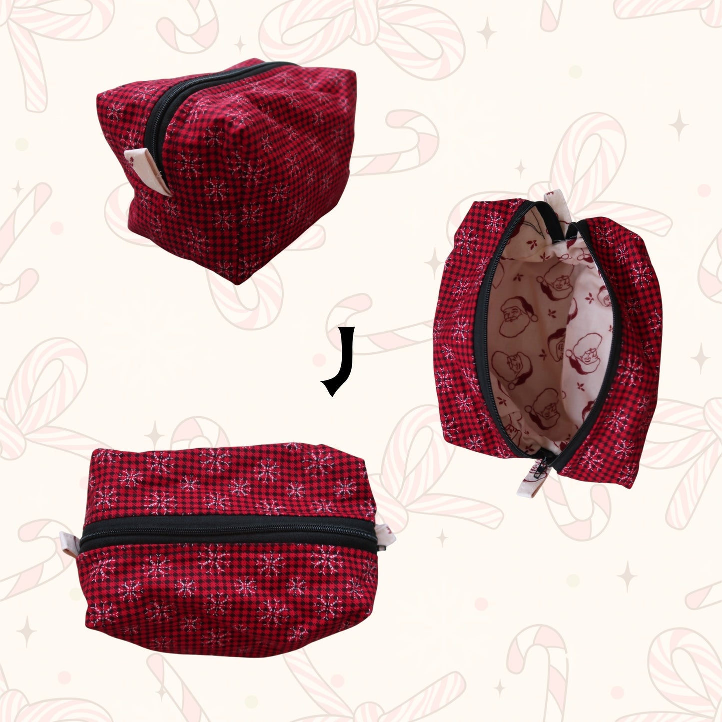 Bags: Christmas Travel/Makeup Bag