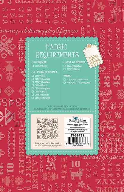 The Piece & Plenty Quilt Seeds™ Patterns by Lori Holt is a pattern series for 4 different basket quilt blocks filed with bright flowers. Each one  has instructions to make 1 block, just add fabric. No templates are required. Each block finishes at 24" x 30" and uses traditional piecing techniques. Collect all 4 of these beautiful seed packets in their keepsake packaging. Optional quilt finishing instructions will be included in each packet. Seed packet size is approximately 6 1/2" x 9 1/2".