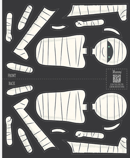 Mummy panel frank and friends fabric collection 