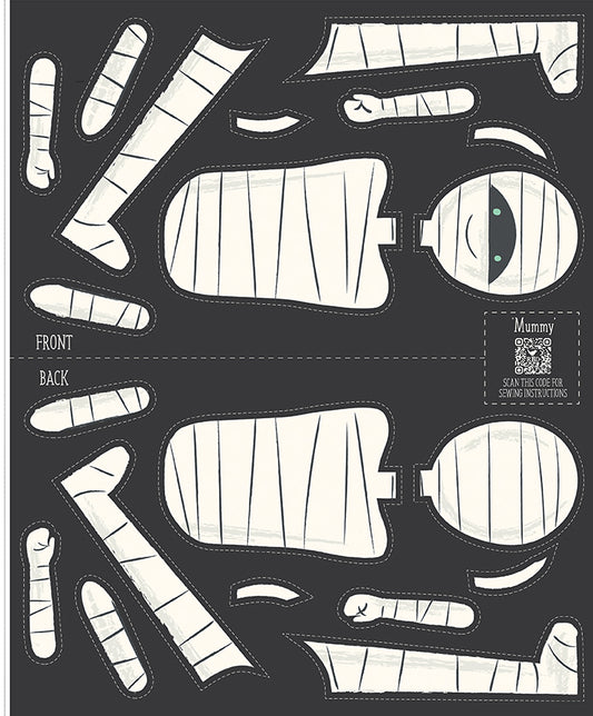 Mummy panel frank and friends fabric collection 