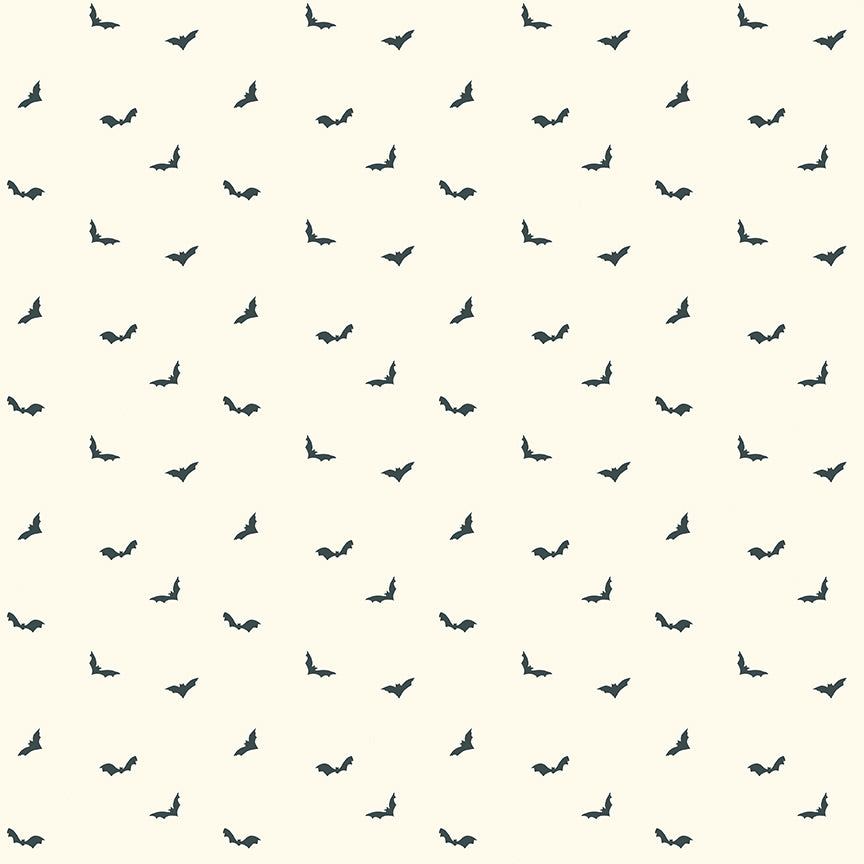 Pattern from the fabric collection The Apothecary, the one shown is Batwings (backgrounds in Cream, Gold, Marmalade): A whimsical, repetitive pattern featuring bat wing shapes. Designed by Amber Elliot of Alderwood Studio for Riley Blake Designs, is a whimsical, "witchy" fall collection inspired by vintage apothecary shops.