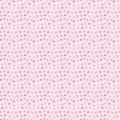 pattern butterfly floral blue from the Love Notes collection by Lindsay Wilkes of the Cottage Mama for Riley Blake Designs. 