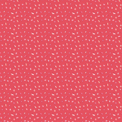 pattern butterfly floral  raspberry from the Love Notes collection by Lindsay Wilkes of the Cottage Mama for Riley Blake Designs. 