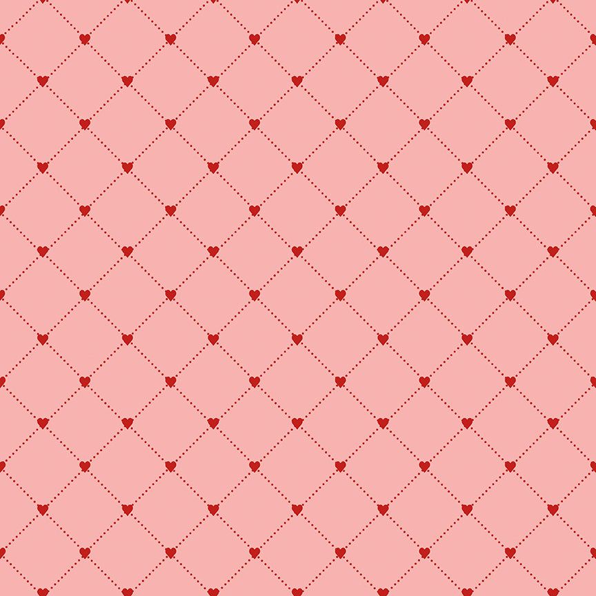 pattern criss cross hearts pink from take heart collection