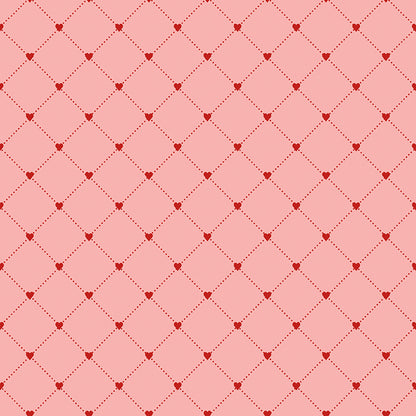 pattern criss cross hearts pink from take heart collection