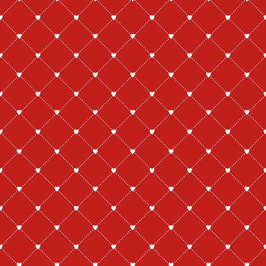 pattern criss cross hearts red from take heart collecti
