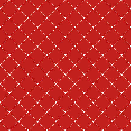 pattern criss cross hearts red from take heart collecti