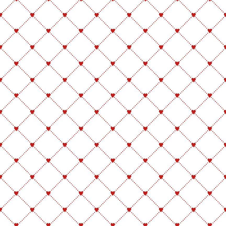 pattern criss cross hearts white from take heart collecti