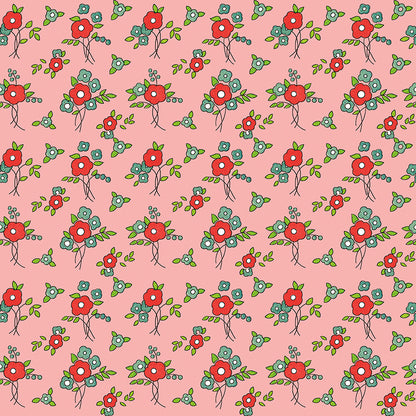 pattern floral pink from take heart collection