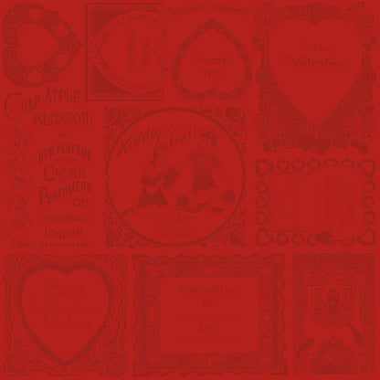pattern frames red from take heart collection