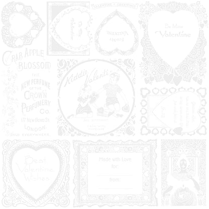 pattern frames white from take heart collection