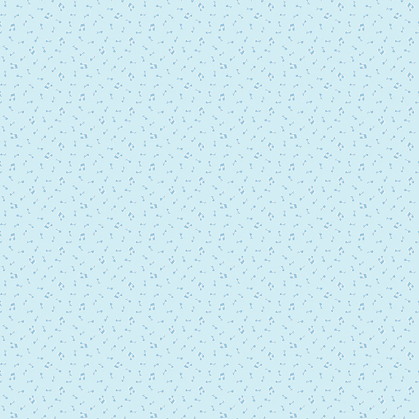 pattern music notes sky from the Love Notes collection by Lindsay Wilkes of the Cottage Mama for Riley Blake Designs. 