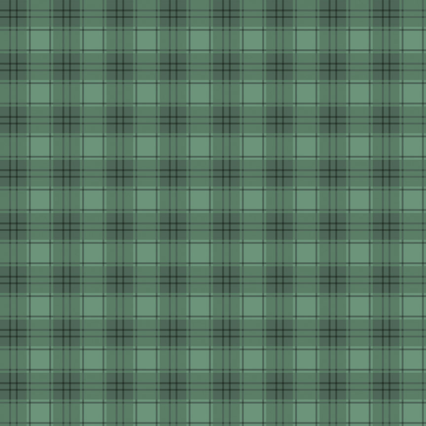 Fabric pattern Plaid/Check: A cozy, classic plaid design adding warmth and traditional texture. Background Colors: Red, Green, and Black from The Evergreen Wishes fabric collection by Traci Reed for Riley Blake Designs blends classic holiday traditions with a fresh, modern palette of rich reds, deep greens, mint, cream, and black. It features beautiful winter florals, cozy plaids, and playful seasonal motifs.