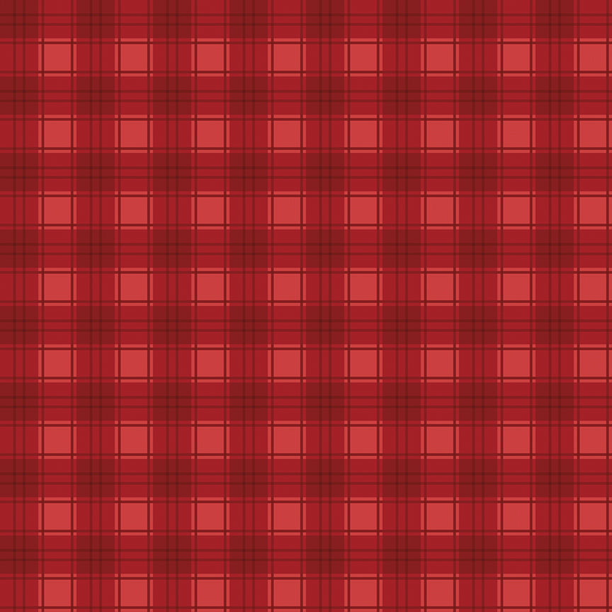 Fabric pattern Plaid/Check: A cozy, classic plaid design adding warmth and traditional texture. Background Colors: Red, Green, and Black from The Evergreen Wishes fabric collection by Traci Reed for Riley Blake Designs blends classic holiday traditions with a fresh, modern palette of rich reds, deep greens, mint, cream, and black. It features beautiful winter florals, cozy plaids, and playful seasonal motifs.