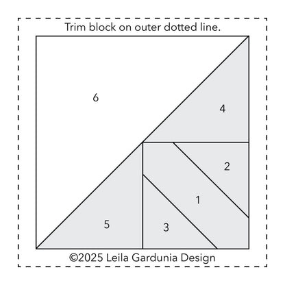 The pre-printed Scrappy Triangle foundation paper pieced pattern pad pad has 50 different Scrappy Triangle designs printed on lightweight foundation paper so they are easy to see through and remove. The Scrappy Triangle foundation pad includes  Supply/fabric requirements A link to an in-depth tutorial and video. Best for using your pile of scraps