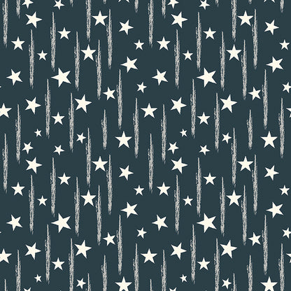 pattern stars blue from american honor fabric collection 