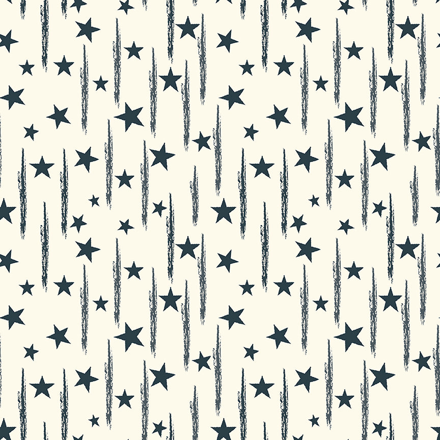 pattern stars white from american honor fabric collection 