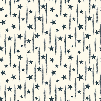 pattern stars white from american honor fabric collection 