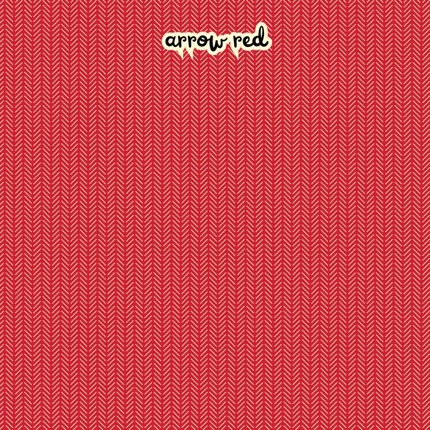 100% cotton fabric collection Radiant Ruby. This  one is patterned arrows in white /cloud on a red background. Collection is a vibrant "showstopper in scarlet" a two-tone collection which uses only "Schoolhouse" (red) and "Cloud" (off-white) to create a striking aesthetic inspired by the brilliance of a ruby gemstone.  