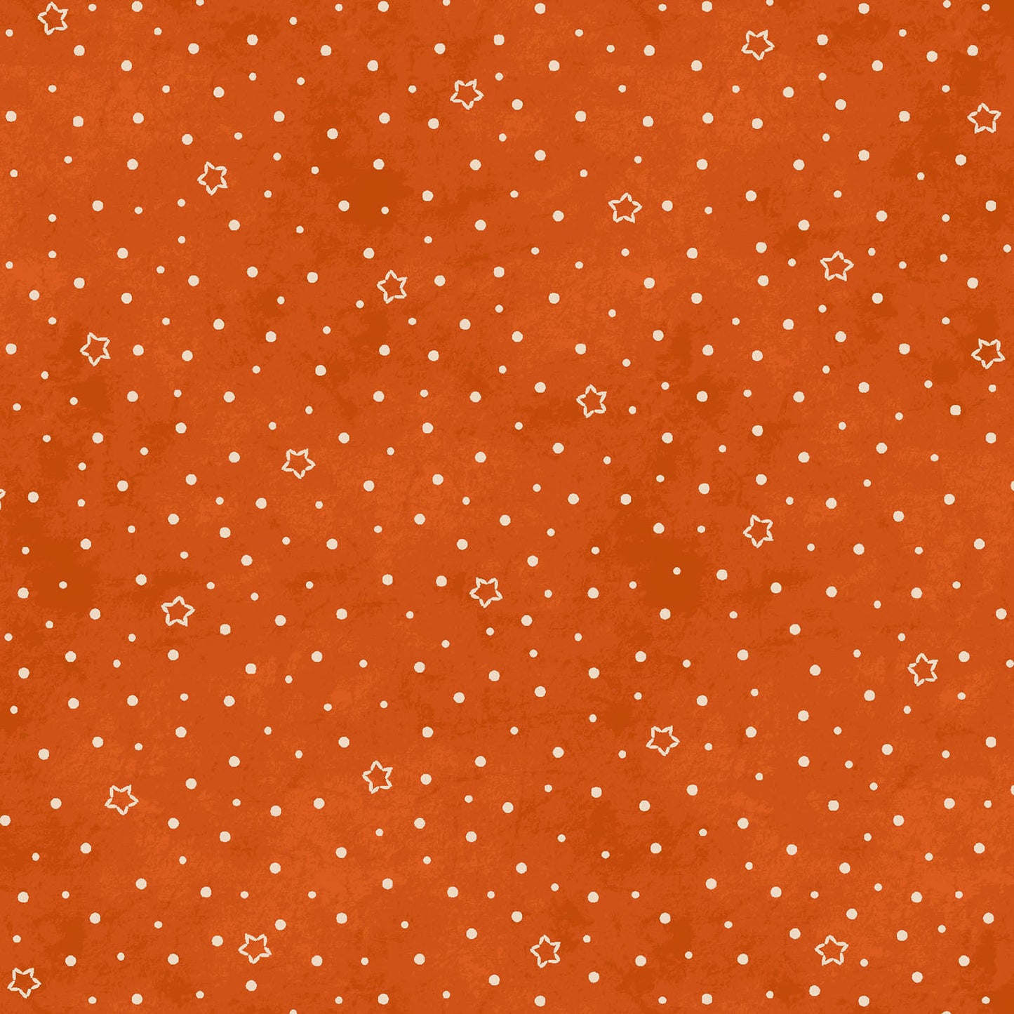 Image shown of pattern Stars & Moons (range: Celestial pattern with stars and moons on a mottled background from the Halloween fabric collection Spooky Stiches from Maywood Studios