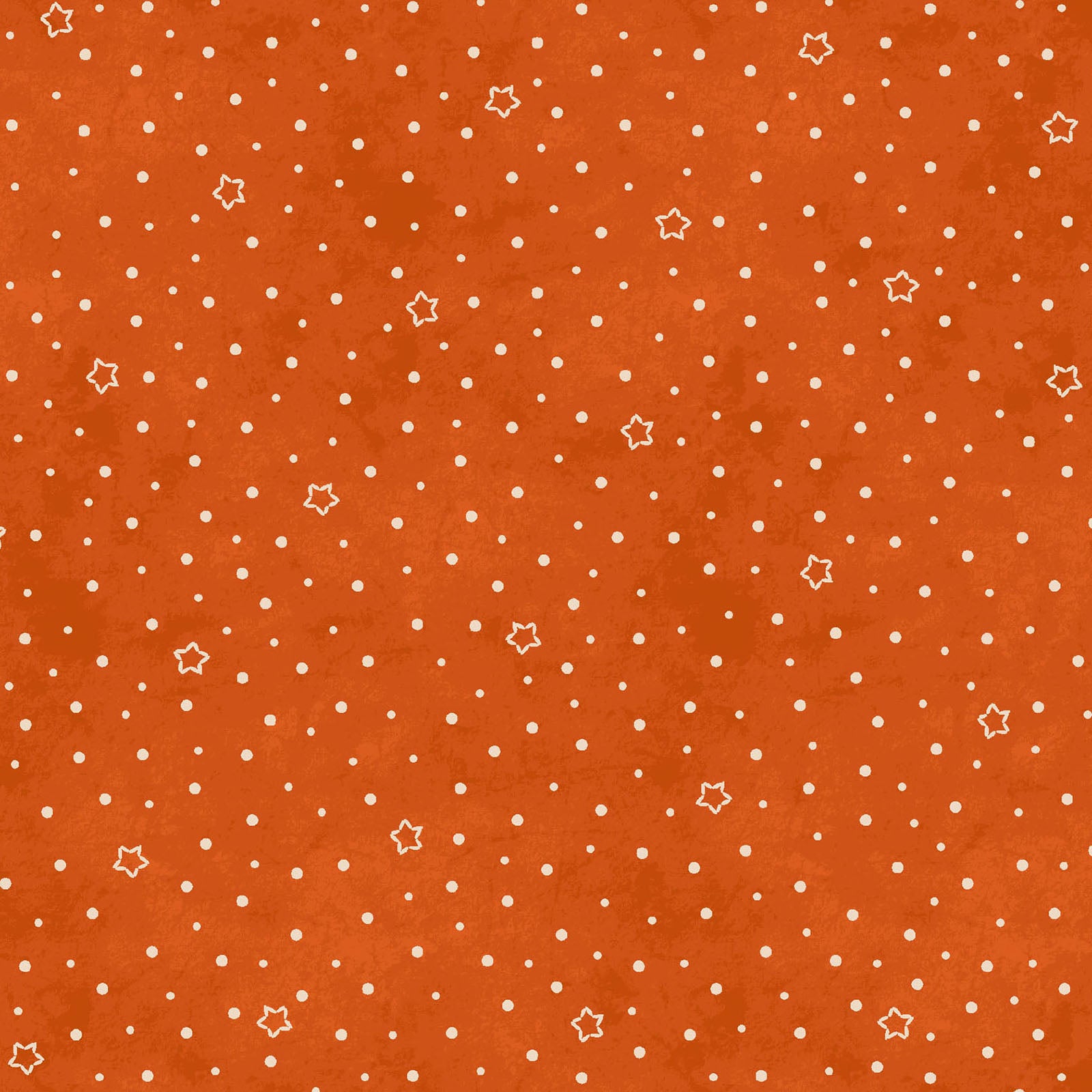 Image shown of pattern Stars & Moons (range: Celestial pattern with stars and moons on a mottled background from the Halloween fabric collection Spooky Stiches from Maywood Studios