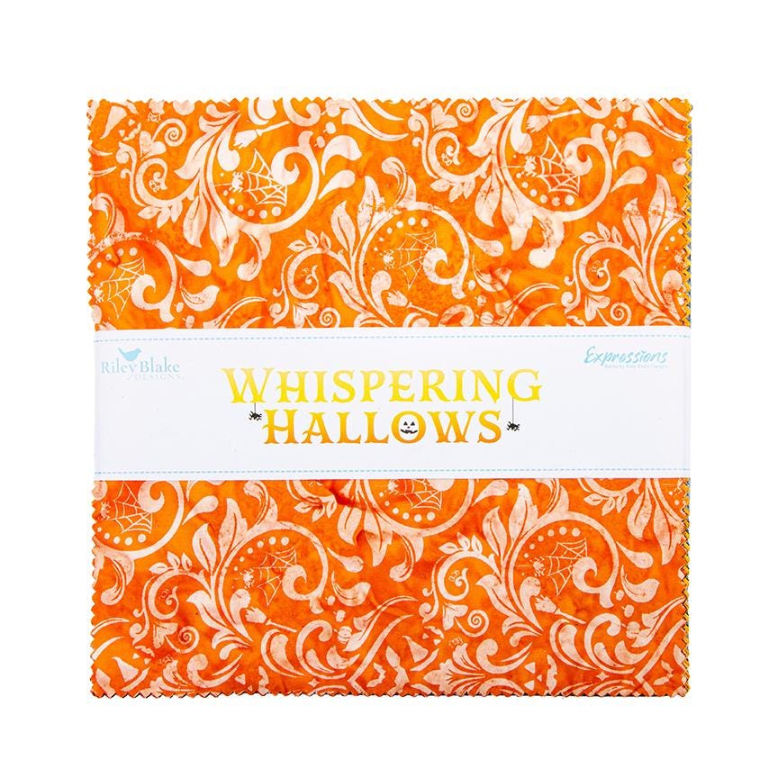 The Whispering Hollows collection features fun Halloween images, with colors invoking midnight skies, as well as favorite seasonal hues. The Batiks Collections by Riley Blake are produced in state-of-the-art facilities with the best Tjap designers and makers, color experts, and stamp prodigies. Due to the hand-crafted nature of batiks, fabric may vary from image.
