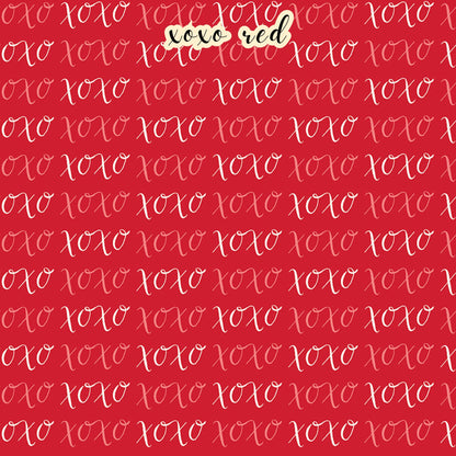 The Letters to Cupid fabric collection, the XoXo red pattern features white and pink XO's on a red colored background. This 100% cotton quilting fabric is 43"/44" wide and is suitable for quilting, apparel, and home decor.